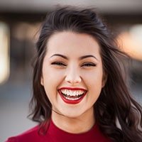 Satisfied Female Coffee Repair Client